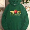 mom with strawberry o  women's casual hoodies Good Vibrations