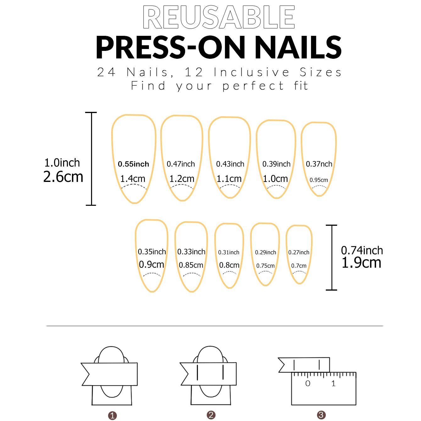 24PCS Halloween Fake Nails Black Water Droplet Shape With Pumpk in Acrylic Nails Press on Nails Gifts For Women And Girls Good Vibrations