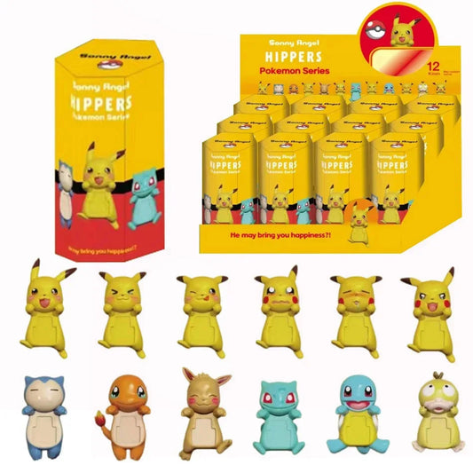 Pokemon Surprise Blind Box - Mysterious Anime Figures including Pikachu & Bulbasaur - Party Angel Theme Children's Toy Good Vibrations