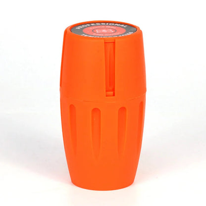 1/12Packs Wine Barrel Shaped Tobacco Grinder Plastic Herb Storage Jar Portable 45*80mm Manual Herb Crusher Smoking Accessories Good Vibrations