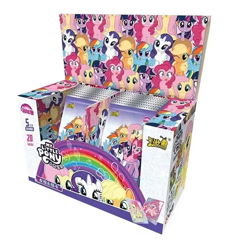 KAYOU Genuine My Little Pony Card Cute Funny Party Friendship Eternal Cards SGR Princess Anime Game Collectible Cards Toys Gifts Good Vibrations