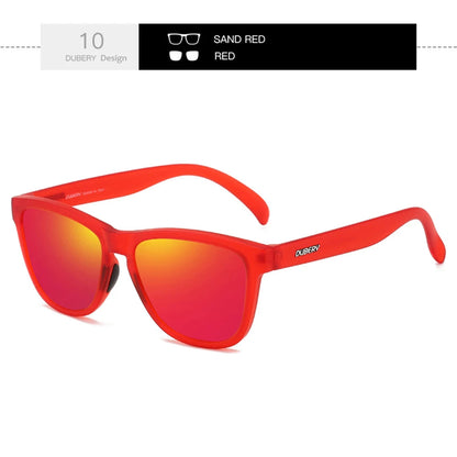 DUBERY Full Rim Polarized Sunglasses For Men And Women 28 Colors Model 550 Good Vibrations