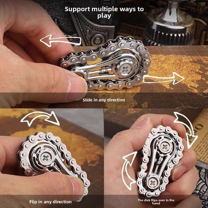 Metal Fidget Spinner Office Desk Toy Stress Relief Gears Hand Spinner for Adults desk decoration home decor Relieve stress relax Good Vibrations