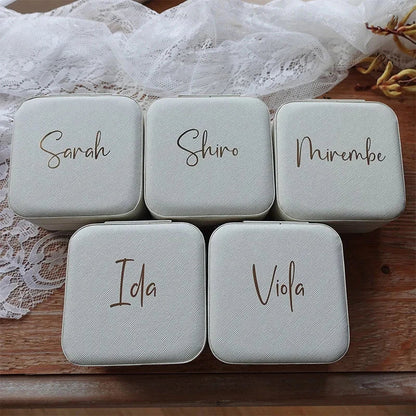 Personalized Bridesmaid Gifts Bachelorette Party Gift Travel Jewelry Case Wedding Gifts Hen Party Gifts Birthday Favor For Her Good Vibrations