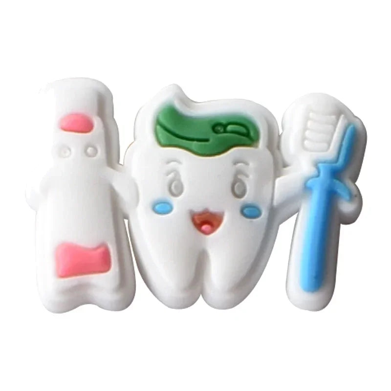 Shoe Charms for Crocs Accessories Organ Medical Care Shoes Charm for Croc Decorations Pins Men Accessory Jeans Woman Clogs Clips Good Vibrations