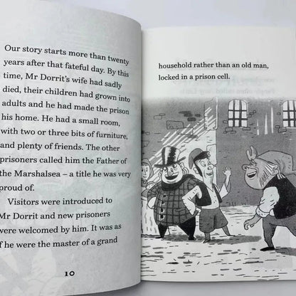 10 Book/set The Charles Dickens English Story Picture Books for Children Learn English Reading Books Good Vibrations