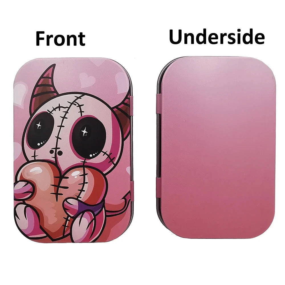 Cigarette Case Box Flip Cap Tobacco Storage Smoke Humidor Rolling Paper Jewelry Candy Coin Key Organizer Tin Flip Gifts Sealed Good Vibrations