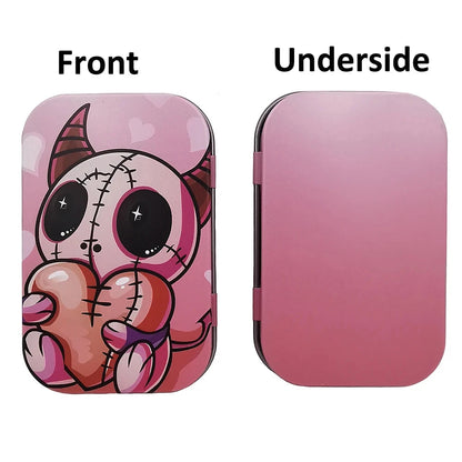 Cigarette Case Box Flip Cap Tobacco Storage Smoke Humidor Rolling Paper Jewelry Candy Coin Key Organizer Tin Flip Gifts Sealed Good Vibrations