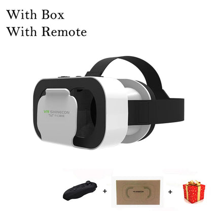 VR Glasses Virtual Reality Headset Viar Devices Helmet 3D Lenses Smart Goggles For Smartphones Phone Mobile Gogle Game Accessory Good Vibrations