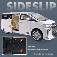 1:32 Children's Inertia Pull-back Car Toy with Lighting Sound Simulation Commercial Car Model Boy Gift Toy Car Kids Holiday Gift Good Vibrations