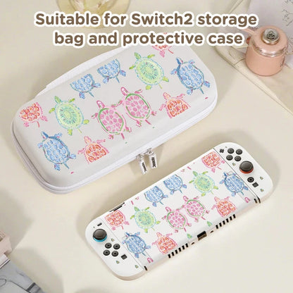 for Switch2 protective case and storage bag, scratch-resistant and drop-resistant, can store game consoles and accessories Good Vibrations
