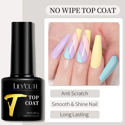 LILYCUTE 7ml Crackle Gel Nail Polish Quick Dry Marble Cracking Effect Gel Semi Permanent Soak Off Nail Art Varnish Manicure Good Vibrations