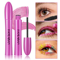 Colorful Silk Mascara Blue Red Black Cream Length Waterproof Smudge-Proof Colored Thickening Lengthening Curling Makeup Cosmetic Good Vibrations