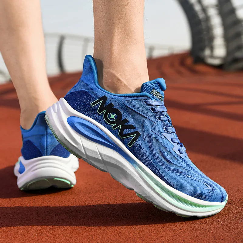 Running Shoes Carbon Board Speciality Marathon Men Sports Breathable Lightweight Women's Comfortable Athletic Nonskid Sneakers Good Vibrations