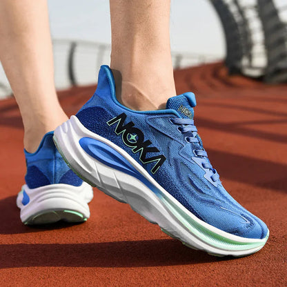 Running Shoes Carbon Board Speciality Marathon Men Sports Breathable Lightweight Women's Comfortable Athletic Nonskid Sneakers Good Vibrations