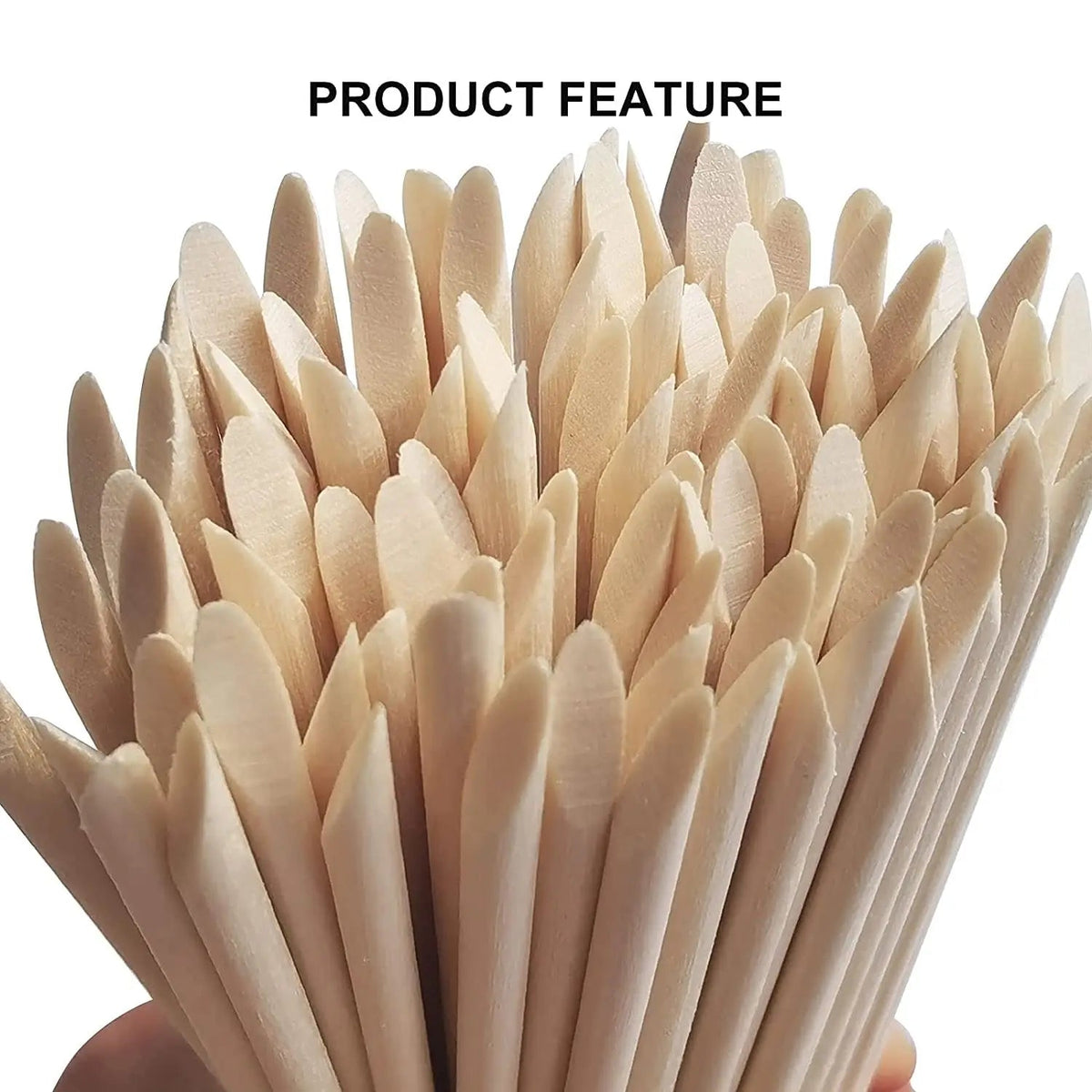 100/50pcs Nail Art Pusher Orange Wood Sticks Cuticle Pusher Remover Rhinestones Dotting Removal Manicure Pedicure Care Tools Good Vibrations