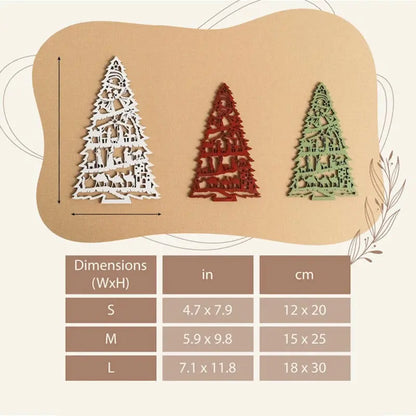 Nativity Christmas Tree with Stand Jesus Birth Story Display Beautiful Christian Holiday Decor for Home Nativity Scene Christmas Good Vibrations