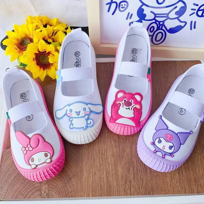 Sanrio series Kuromi My melody girl cute fashion cartoon creative exquisite comfortable soft sole casual sports canvas shoes