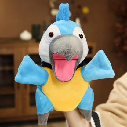 Stuffed Plush Animals Toys Hand Finger Puppet Kawaii Dolls Educational Baby Toys Learning & Education Monkey Tiger Children Gift Good Vibrations
