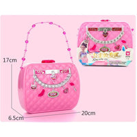 Baby Girls Make Up Set Toys Pretend Play Cosmetic Bag Beauty Hair Salon Toy Eye Shadow Makeup Tools Children Pretend Play Toys Good Vibrations