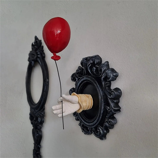Halloween Decoration Resin Horror Hand Creative American Pendant Crafts Wall Ornaments Good Vibrations
