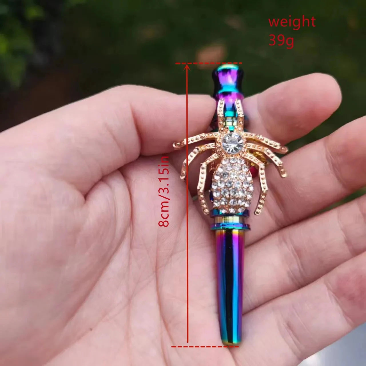 8cm colorful spider shaped metal cigarette holder Good Vibrations Adult Super Store