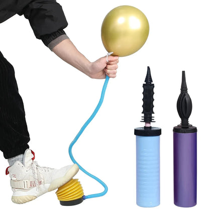 Balloon Pump Balloon Accessories Balloon inflator hand push Air Pump Wedding Valentine Birthday Party Decoration Tools Good Vibrations