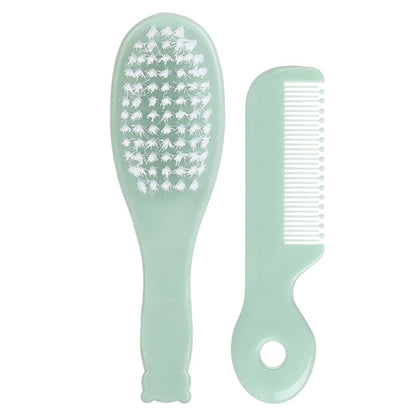 Baby Hair Brush & Comb Set Children Hair Brush Soft Nylon Bristle Cradle Caps Hair Brush for Toddler Infant  Massage Dropship Good Vibrations