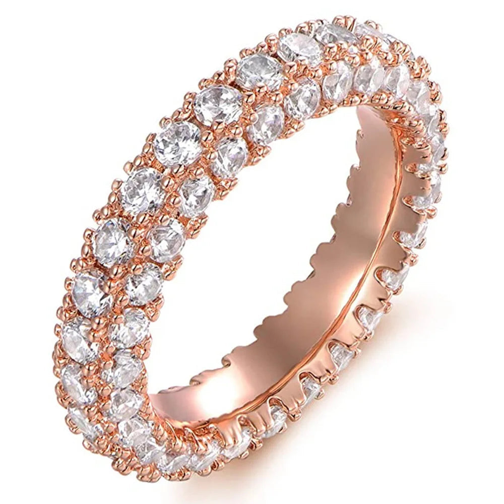 Romantic Lovers Lab Diamond Ring 925 Sterling Silver Party Wedding Band Rings for Women Men Promise Engagement Jewelry Gift Good Vibrations