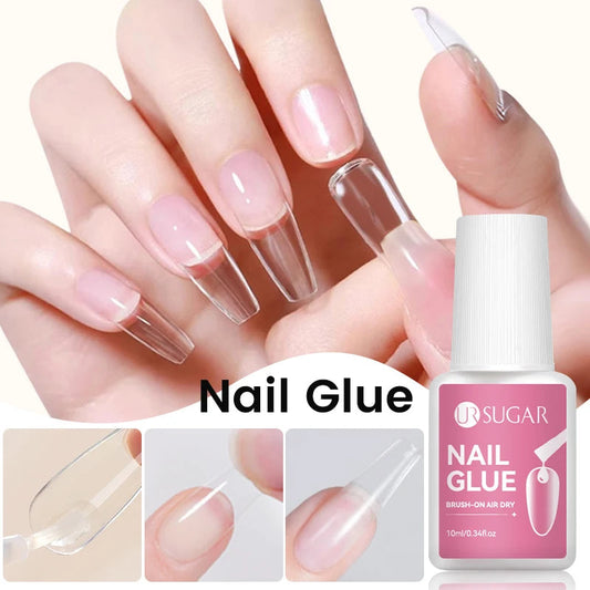 UR SUGAR 1/3/5PCS Quick Drying Nail Glue Super Strong Nail Rhinestones Glue for Acrylic Fake Tips Nail Gel Glue Manicure Tools Good Vibrations