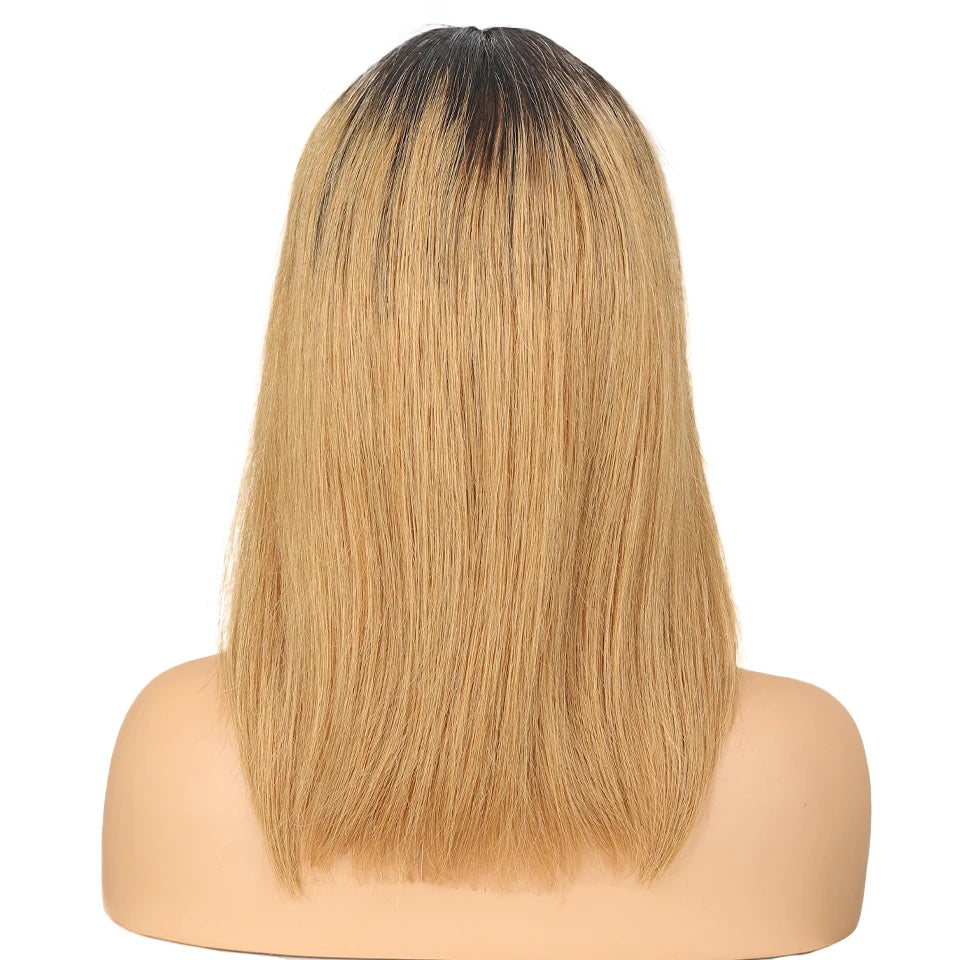 Sleek Lace Human Hair Wigs For Women Straight Bob Brazilian Hair Wigs Long Brown Red Colored T Part Lace Wigs Real Woman Wigs Good Vibrations