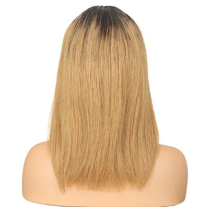 Sleek Lace Human Hair Wigs For Women Straight Bob Brazilian Hair Wigs Long Brown Red Colored T Part Lace Wigs Real Woman Wigs Good Vibrations