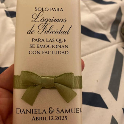 For Happy tears Tissue pack, Personalized Wedding favors, Personalized Wedding Favors, Wedding Tissue packs, Wedding decor Good Vibrations