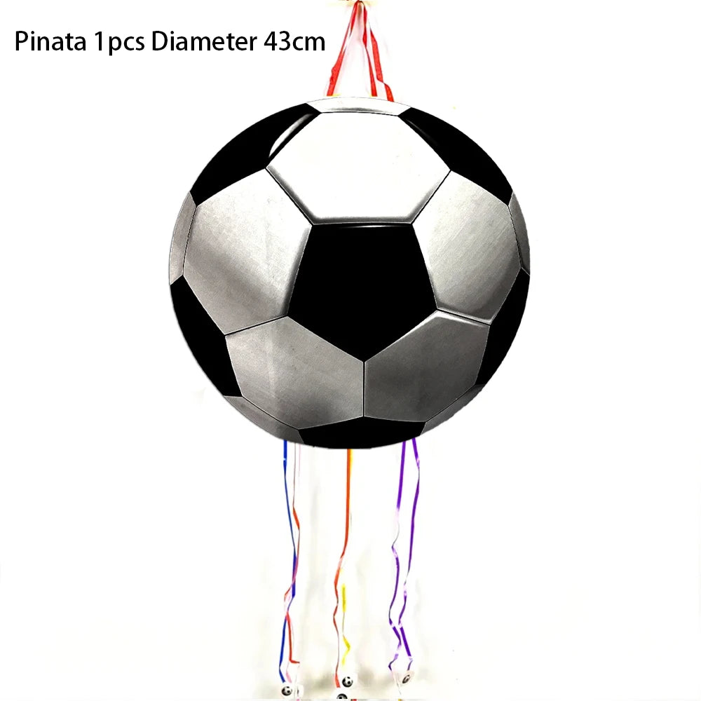 1pcs/lot Cute soccer Football Birthday Party Deco Piñata Event piñata cumpleaños infantil Girls Boys Kids Favors DIY Pinata Good Vibrations