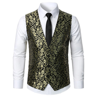 Men Suit Vest Coat Stripe Fabric Open Button Design Classic Design Causal  Business Fashion Slim Fit Men Suit Good Vibrations
