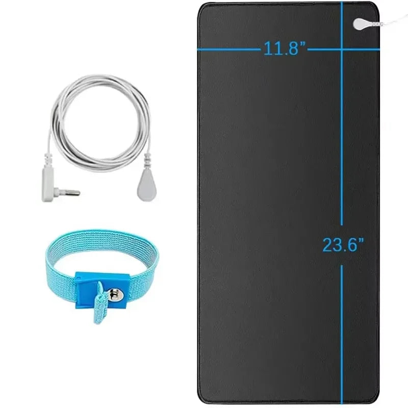 Grounding Mat Earthing Pad PU Grounding Sheet for Sleep Improvement Anxiety Relief Anti Fatigue Body Ground Mat Home Office U Good Vibrations