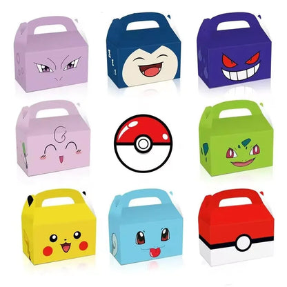 Pokemon Birthday Party Supplies Pikachu Decoration Banner Balloons Tableware Set Plates Napkins Baby Shower Children's Toy Gifts Good Vibrations