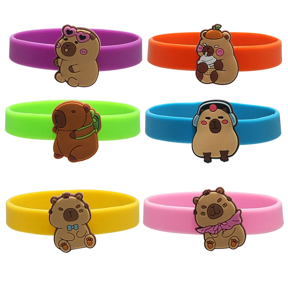Cartoon Capybara Birthday Party Decoration Disposable Tableware Cup Plate Napkins Tablecloth Banner Baby Shower Party Supplies Good Vibrations