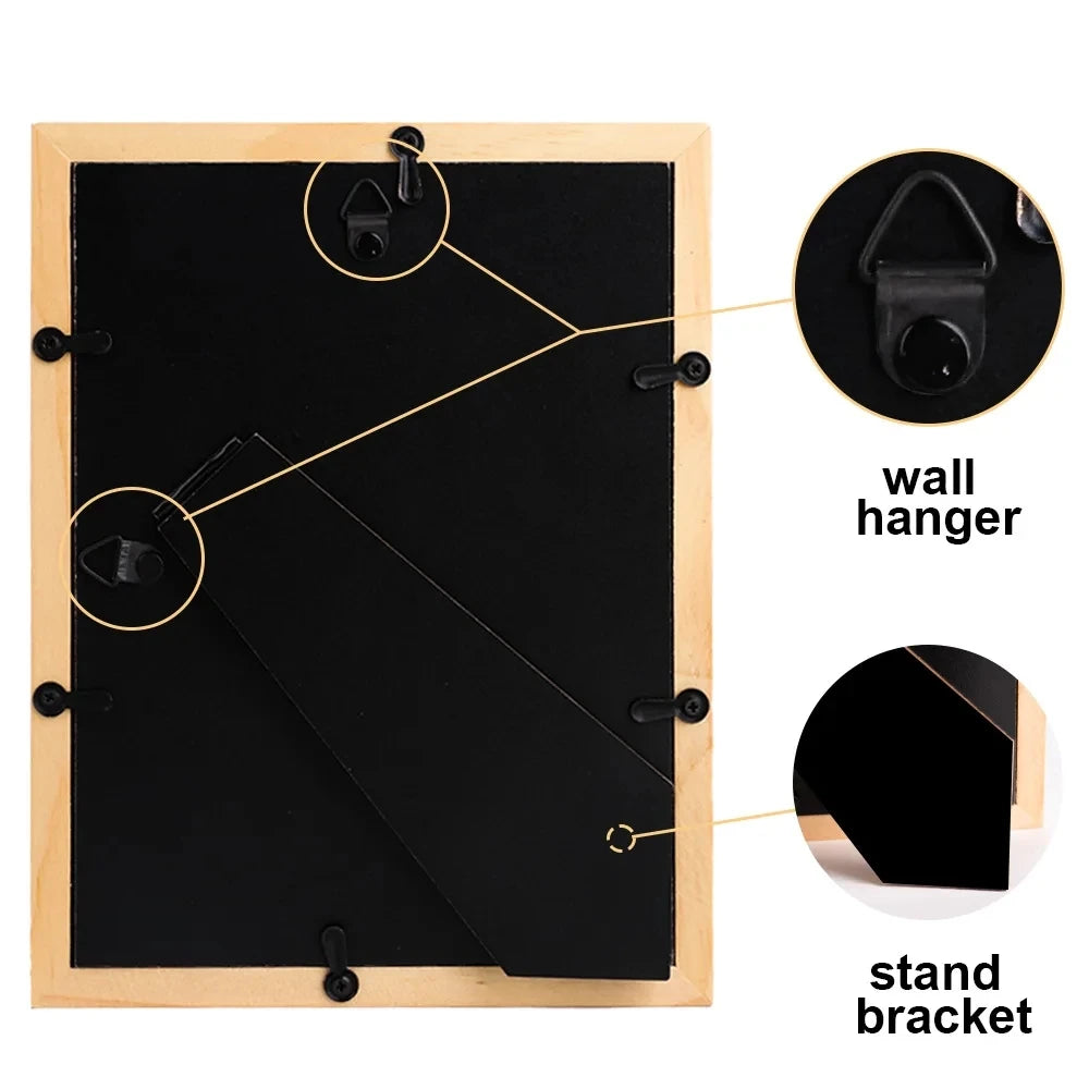 Hidden Wooden Photo Frame Sight Secret Storage Compartment Diversion Stash Safe Container Home Hide Money Cash Ring Necklace Key Good Vibrations Adult Super Store