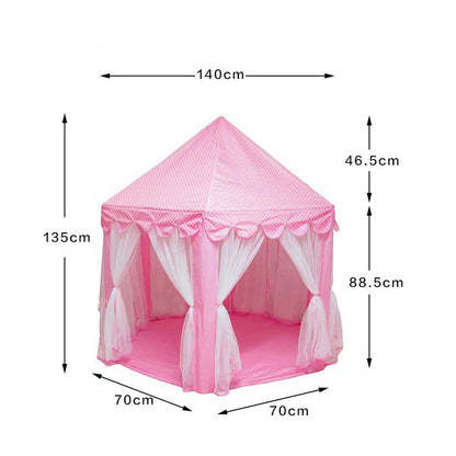 Portable Children's Tent for Kids Tent Toys Girls Princess Castle Tipi Infantil Children's House Vigvam Teepee Baby Tent Gifts Good Vibrations