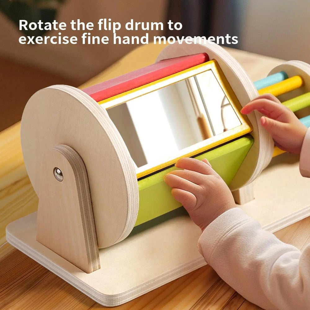 Rotating Drum Toy Early Educational Toy for Infant Boys Girls 2 Years Old Good Vibrations