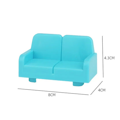 Big Building Blocks Play House Furniture Accessories Indoor Utensil Bed Compatible Large Bricks Assemble Toys Children Kids Gift Good Vibrations