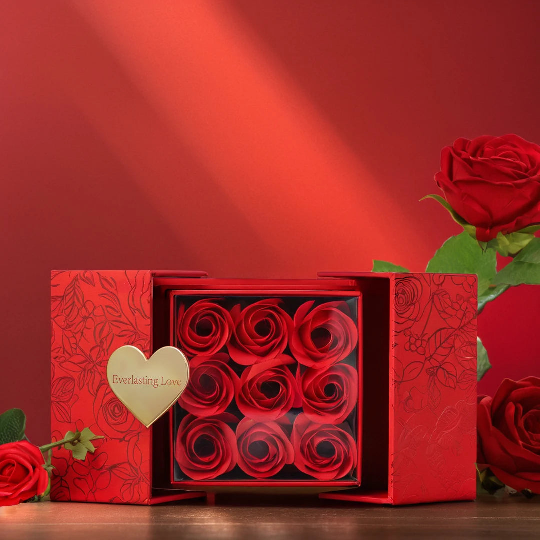 Elegant Rose Jewelry Gift Set with Necklace - Valentine's/Xmas/Mother's Day Present for Her - Perfect for Wife, Daughter, Girlfr Good Vibrations