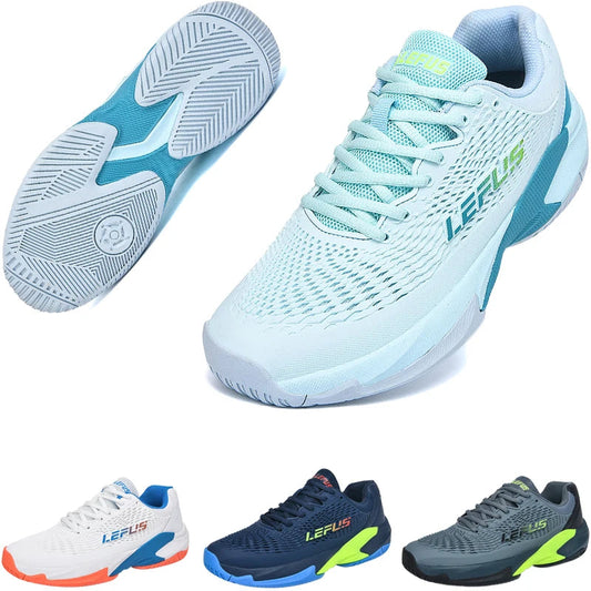 New Fashionable Anti slip Men's and Women's Tennis Shoes Soft and Comfortable Professional Tennis Training Shoes Durable Good Vibrations