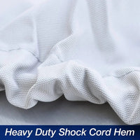 30-32FT 600D T-Top Boat Cover Personal Watercraft Weather Ripstop Trailerable Heavy Duty Polyester Boat Cover Up To 114" WIDTH Good Vibrations