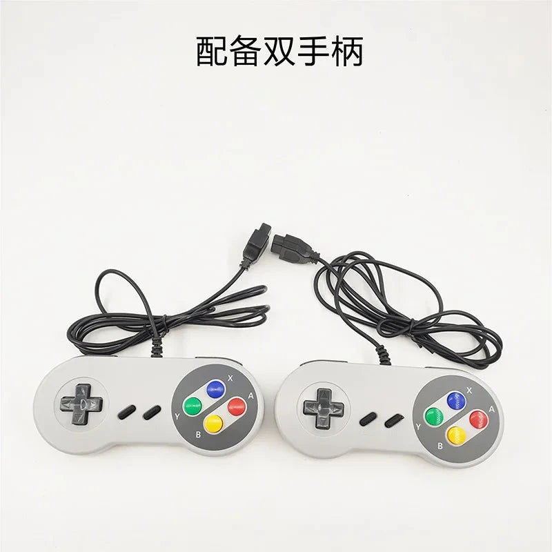 Super Mini SFC Game Consle Built-in 620 Dual Gamepad AV HDMI Output 8Bit TV Game Box Classic SNES Good Vibrations