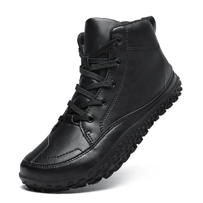 boots men walking boots Wide-Toe-Box Barefoot Shoes for Men hiking boots men Comfortable botas casual shoes men mountain boots Good Vibrations