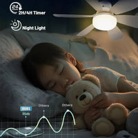 Socket Fan Light Ceiling Fans with Lights and Remote Control,Dimmable LED Ceiling Fan for Room,Bedroom,Living Room,Garage,Kitche Good Vibrations