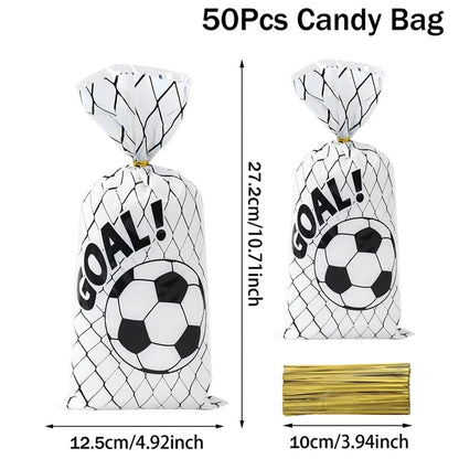Football Party Disposable Tableware Boys Kids 1st Birthday Party Decorations Sports Soccer Theme Birthday Party Supplies Decor Good Vibrations