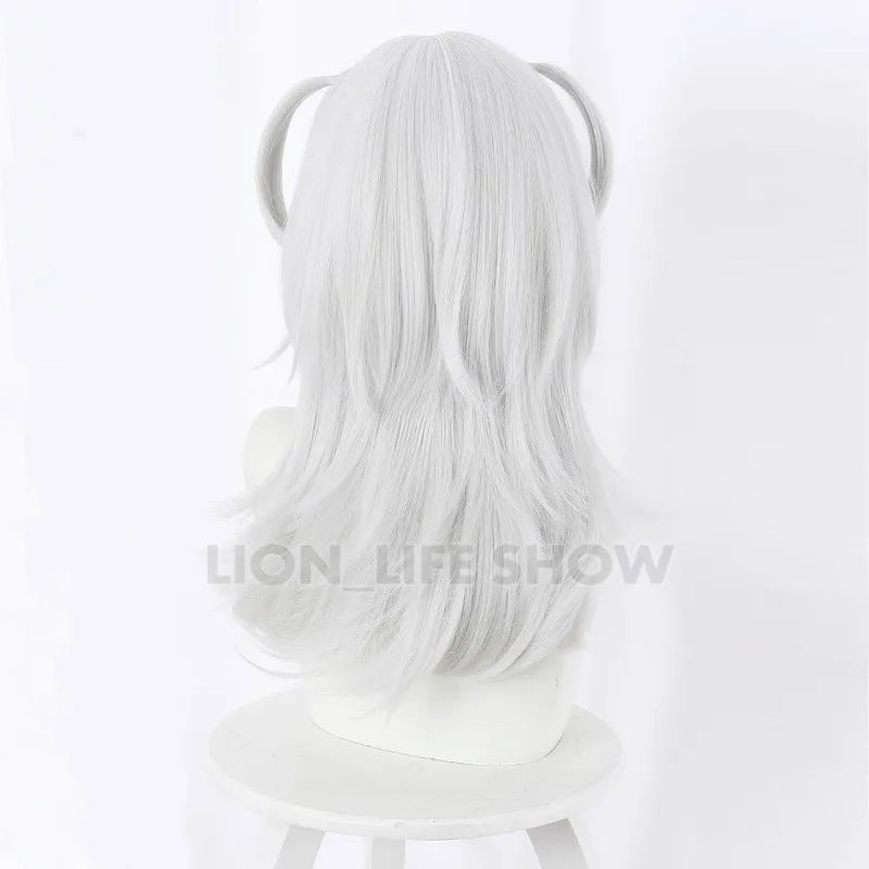 VTuber Hololive English Cosplay Gawr Gura Wig Cute Wig Hololive English Cosplay Hair Gawr Gura headdress Good Vibrations
